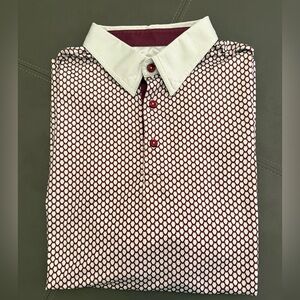 G Mac by Kartel Golf Polo Men’s XL Maroon and Gray.